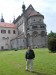 Před Bazilikou Sv. Prokopa v Třebíči - památky UNESCO